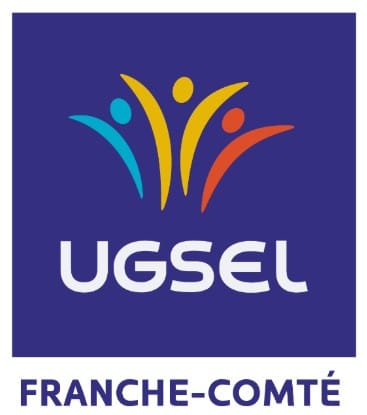 Logo UGSEL Franche-Comt&eacute; f&eacute;d&eacute;ration sportive &eacute;ducative de l'Enseignement catholique